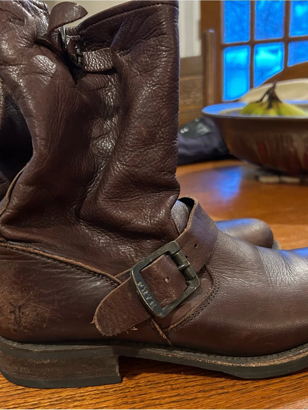 Brown Women’s Leather Boots - Unbranded